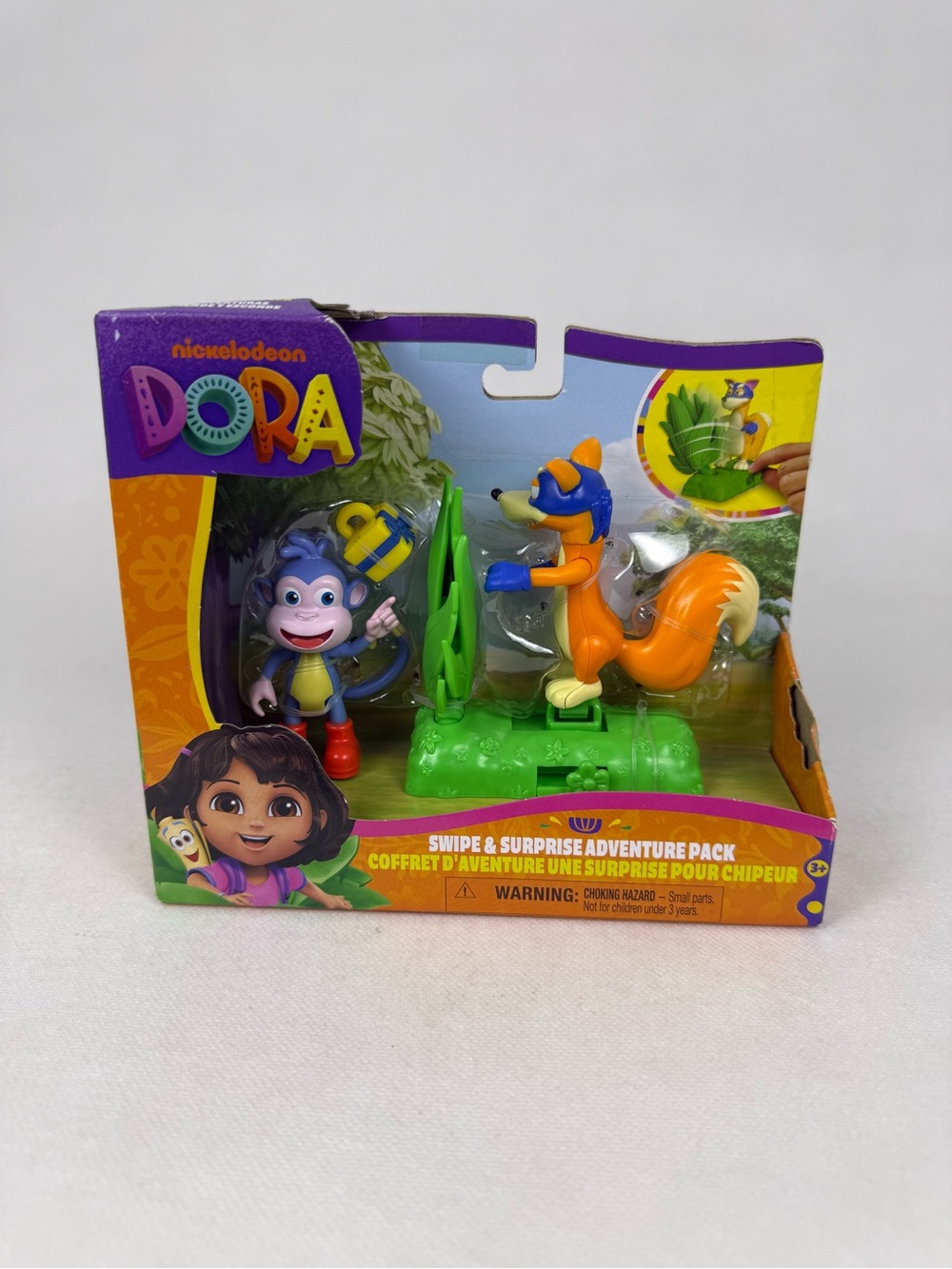 Dora the Explorer Swipe & Surprise Adventure Pack Boots and Swiper Figure Set